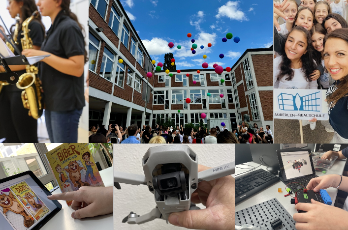 Bildcollage zu Schulangeboten